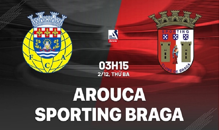 Estadio Municipal de Arouca akan jadi saksi duel panas antara Arouca vs Braga dalam lanjutan Primeira Liga 2025/2026, Selasa (02/11/2025) dini hari WIB. (Sumber: bongda24h.vn)