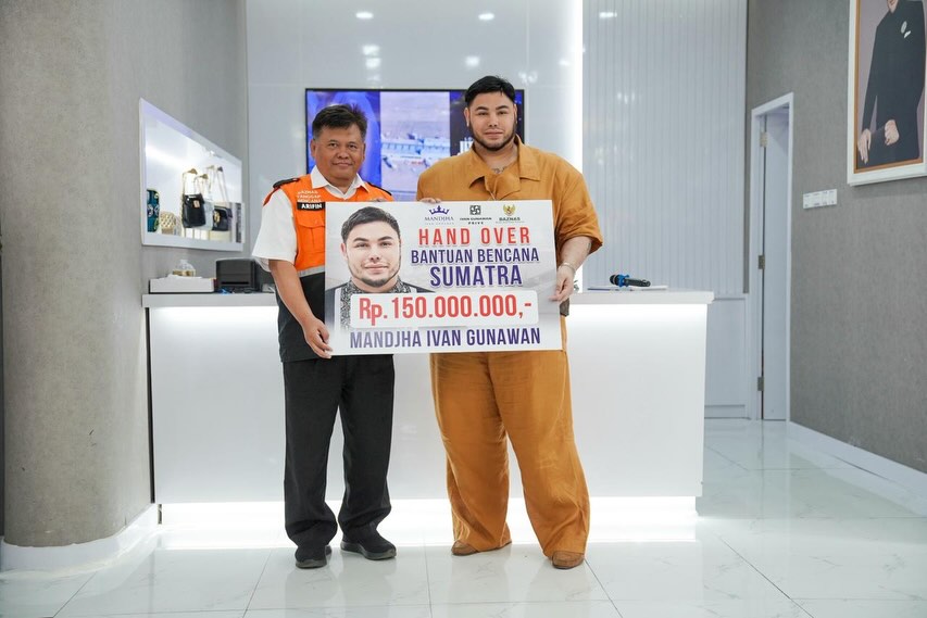 Ivan Gunawan Salurkan Donasi Rp150 Juta untuk Korban Bencana Sumatra. IG : @ivan_gunawan