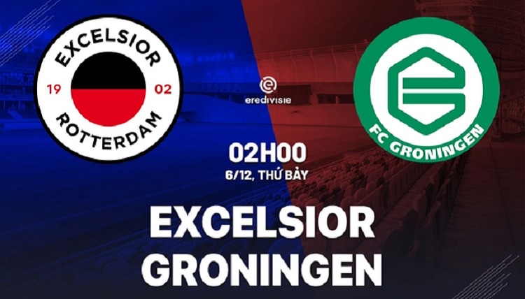 Excelsior bersiap menjamu Groningen di Stadion Van Donge & De Roo dalam laga lanjutan Eredivisie 2025/2026, Sabtu (6/12/2025) dini hari WIB. (Sumber: bongda24h.vn)