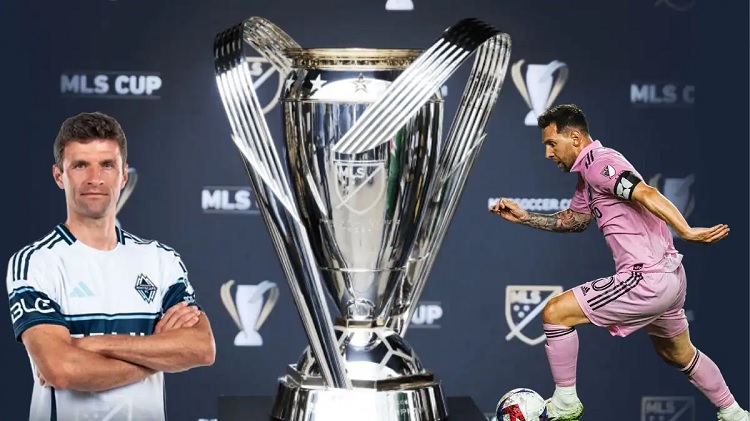 Inter Miami akan ditantang Vancouver Whitecaps pada parta final MLS 2025 yang digelar di Chase Stadium, Minggu (7/12/2025). (Sumber: thesoccerera.com)