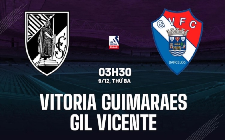Vitoria Guimaraes bersiap menjamu Gil Vicente di Est&aacute;dio D. Alfonso Henriques dalam laga lanjutan Primeira Liga 2025/2026, Selasa (9/12/2025) dini hari WIB. (Sumber: bongda24h.vn)
