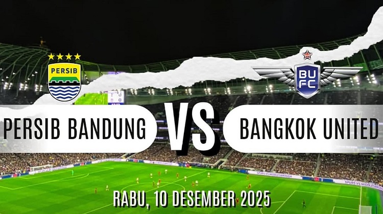 Persib Bandung bersiap menjamu Bangkok United di Stadion GBLA dalam laga terakhir penyisihan Grup G Liga Champions AFC Two, Rabu (10/12/2025). (Sumber: Instagram @thebombslampungrayaa)