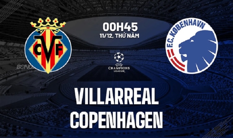 Villarreal Bersiap menjamu Copenhagen di Estadio de la Ceramica dalam laga lanjutan UCL 2025/2026, Kamis (11/12/2025) dini hari WIB. (Sumber: bongda24h.vn)