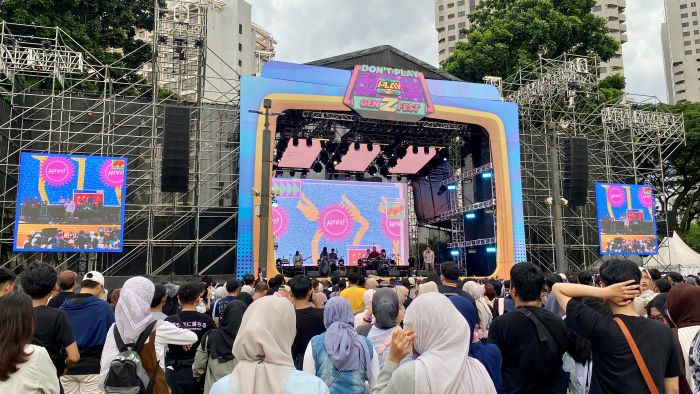 MERIAH: Salah satu ajang musik bergengsi anak muda kekinian, Don&rsquo;t Play-Play Gen Z Festival 2025 sukses memadati Plaza Timur Gelora Bung Karno (GBK) Senayan pada Sabtu dan Minggu lalu (29-30/11).