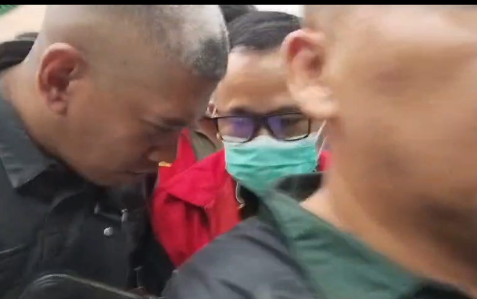 Kadis ESDM Provinsi Kalteng Vent Chrisway ditetapkan tersangka oleh Kejati.AGUS JAYA/KALTENG POS