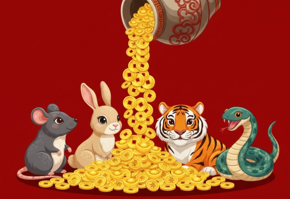 Ilustrasi Shio yang Diramal Jadi Calon Miliarder di Akhir 2025