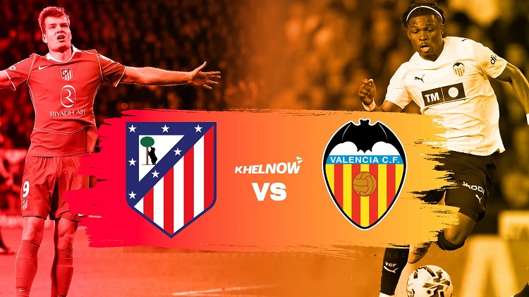 Atletico Madrid bersiap menjamu Valencia di Stadion Riyadh Air Metropolitano, dalam laga lanjutan La Liga 2025/2026, Sabtu (13/12/2025). (Sumber: khelnow.com)