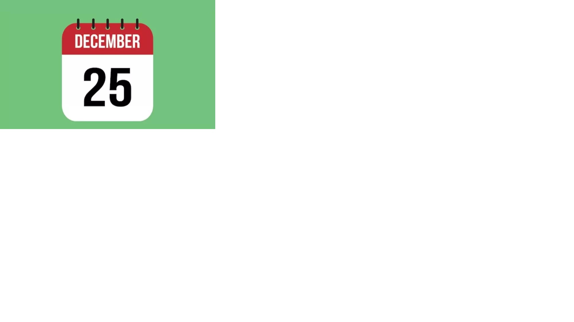 ilustrasi liburan Natal