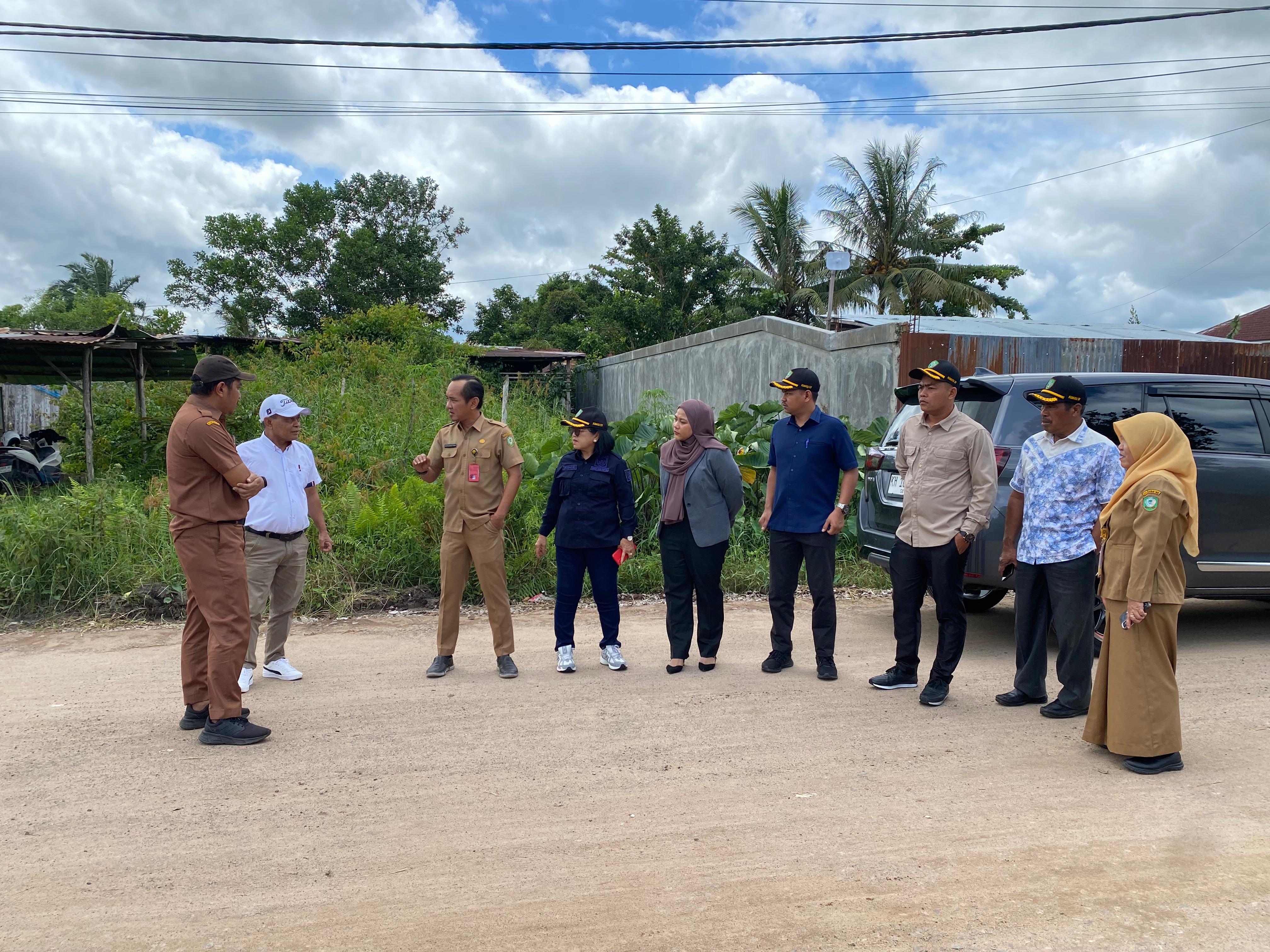 Cek perbaikan jalan di Kotim.HUMAS
