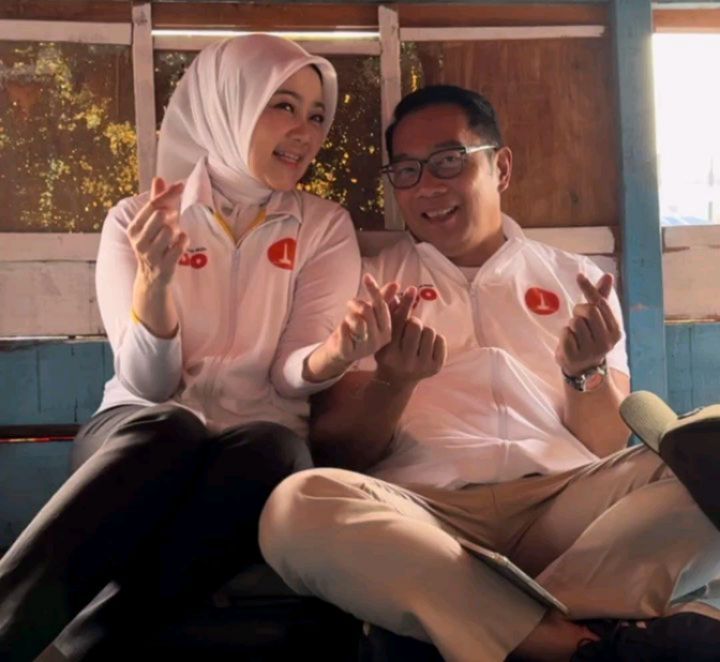Atalia Praratya dan Ridwan Kamil. IG : @ataliapr