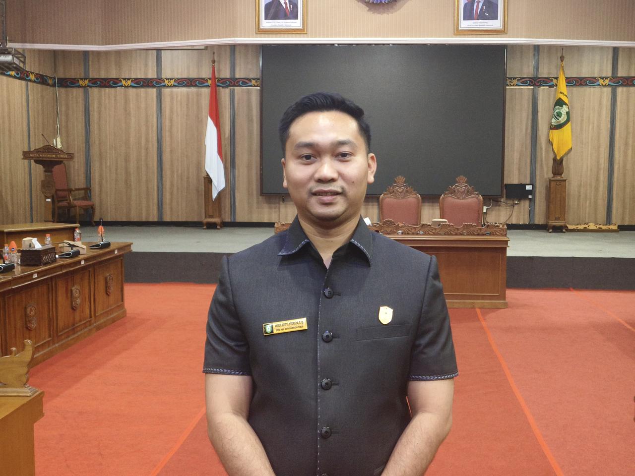 Ketua Komisi I DPRD Kotim, Angga Aditya Nugrah