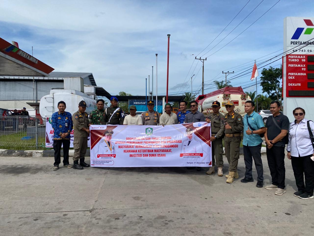 Satgas Anti Premanisme dan Ormas Bermasalah sambangi SPBU