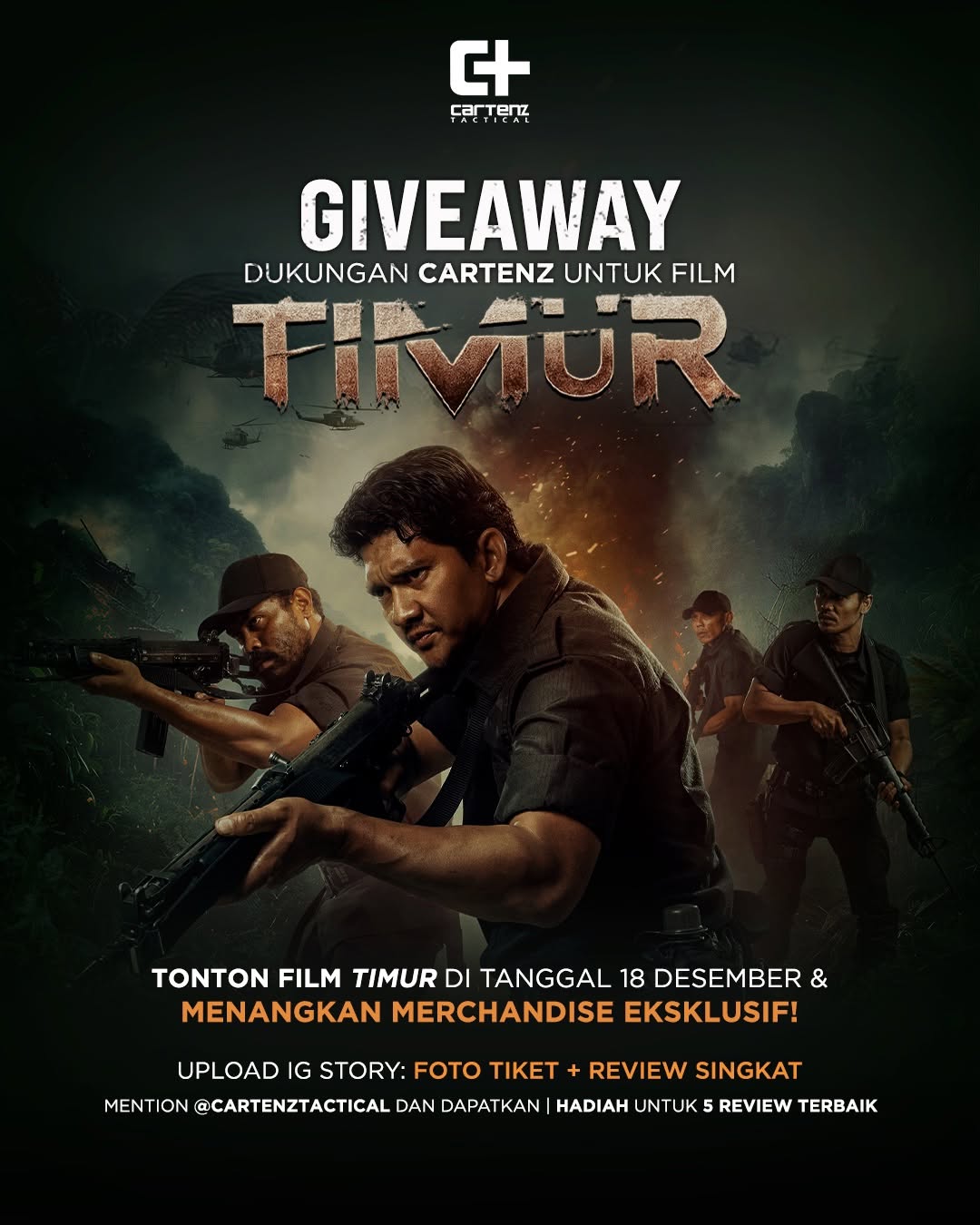 Poster film TIMUR. IG : @filmtimurofficial