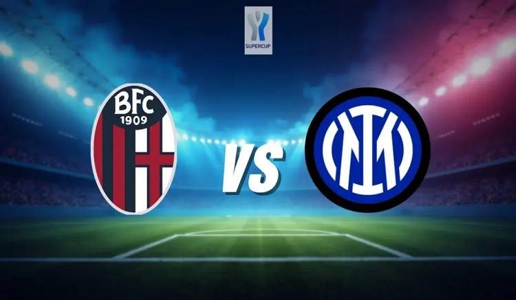 Bologna akan menantang Inter Milan pada semifinal Piala Supercoppa Italiana 2025/2026 di King Saud University Stadium Riyadh, Sabtu (20/12/2025) dini hari WIB. (Sumber: pisachannel.tv)