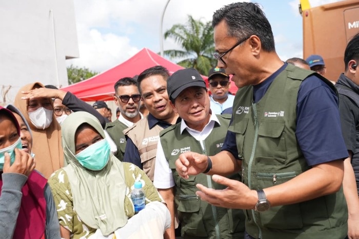 Danantara Indonesia bersama Badan Pengaturan Badan Usaha Milik Negara (BP BUMN) mengerahkan dukungan 109 armada truk pembawa bantuan kemanusiaan di Sumatera.DOK DANANTARA