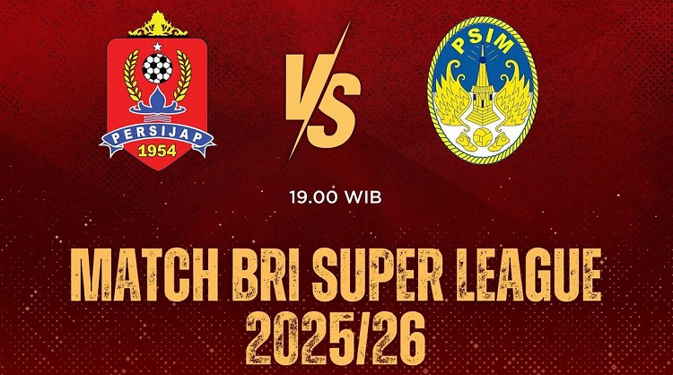 Persijap Jepara bersiap menjamu PSIM Yogyakarta di Stadion Gelora Bumi Kartini dalam laga lanjutan BRI Super League 2025/2026, Selasa (23/12/2025). (Sumber: Instagram @proudphere)