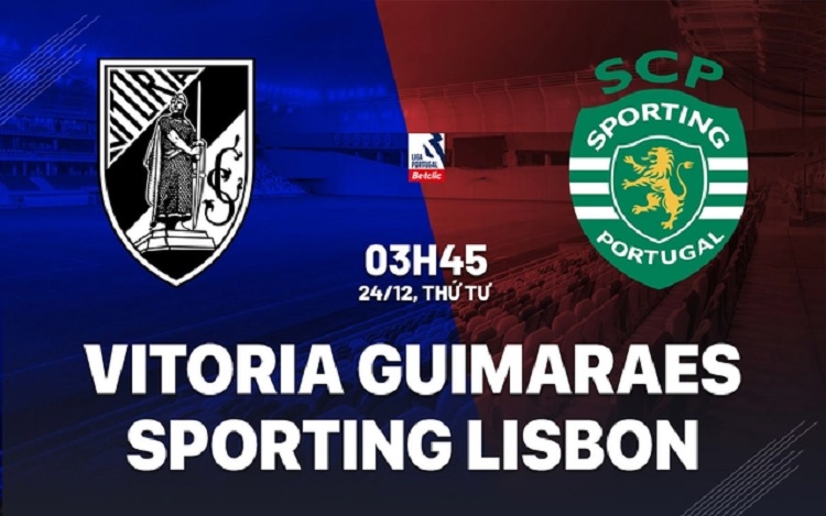 Vitoria Guimaraes bersiap menjamu Sporting CP di Stadion Afonso Henriques dalam laga lanjutan Primeira Liga 2025/2026, Rabu (24/12/2025) dini hari WIB. (Sumber: bongda24h.vn)
