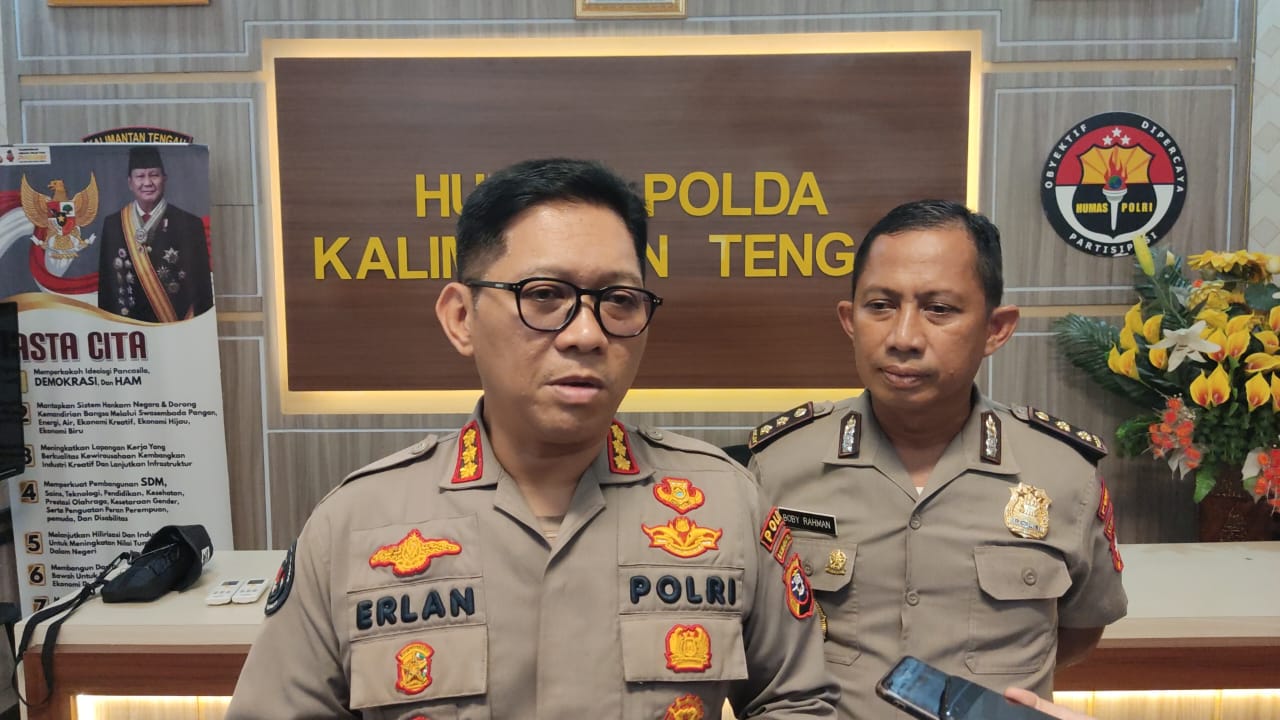Kabid Humas Polda Kalteng Kombes Pol Erlan Munaji