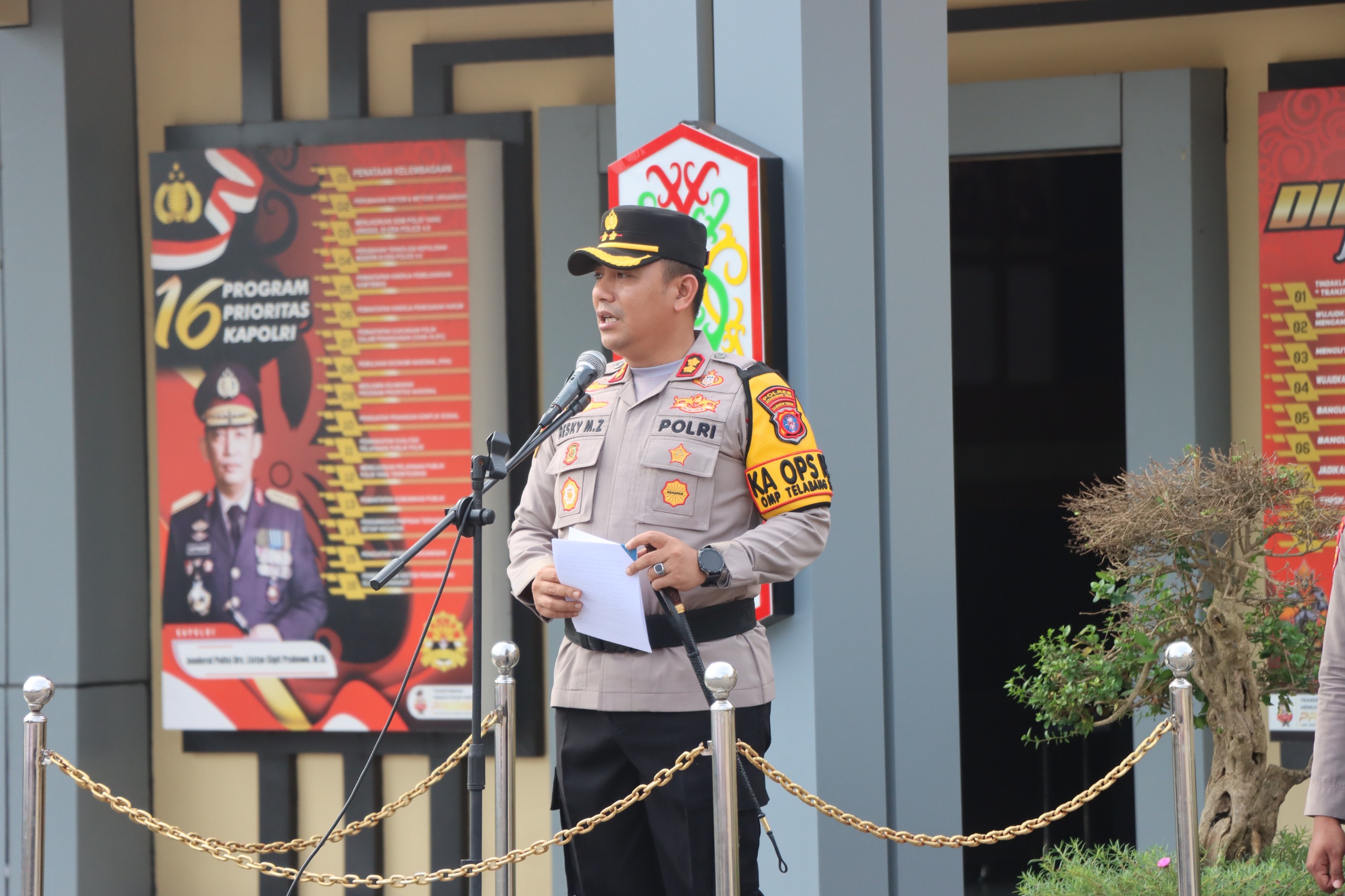 Kapolres Kotim AKBP Resky Maulana Zulkarnain