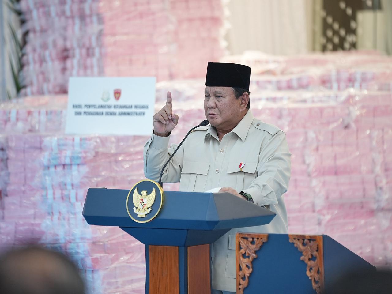Presiden RI Prabowo Subianto