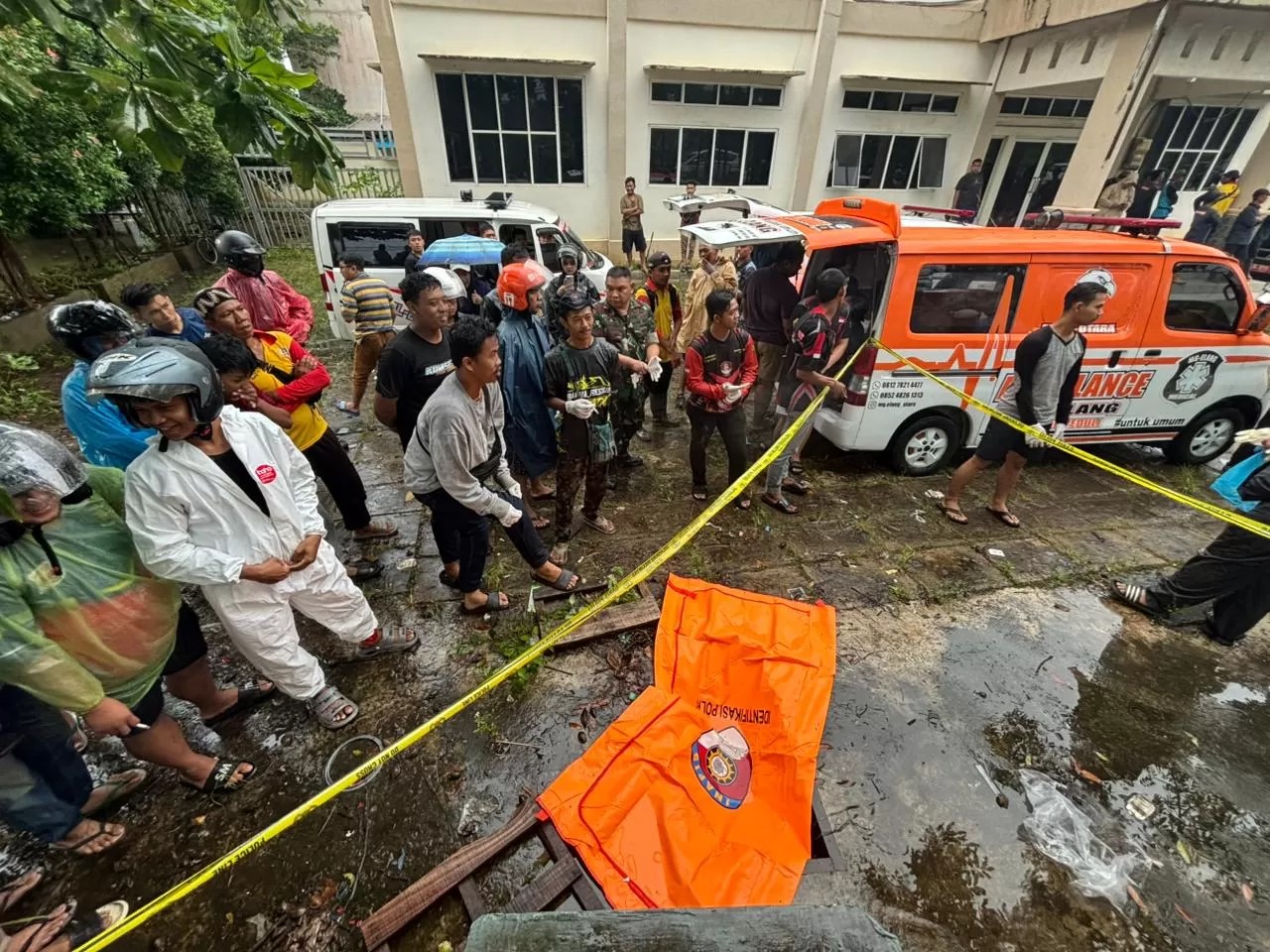 Selokan tempat ditemukannya mayat Zahra.RADAR BANJARMASIN