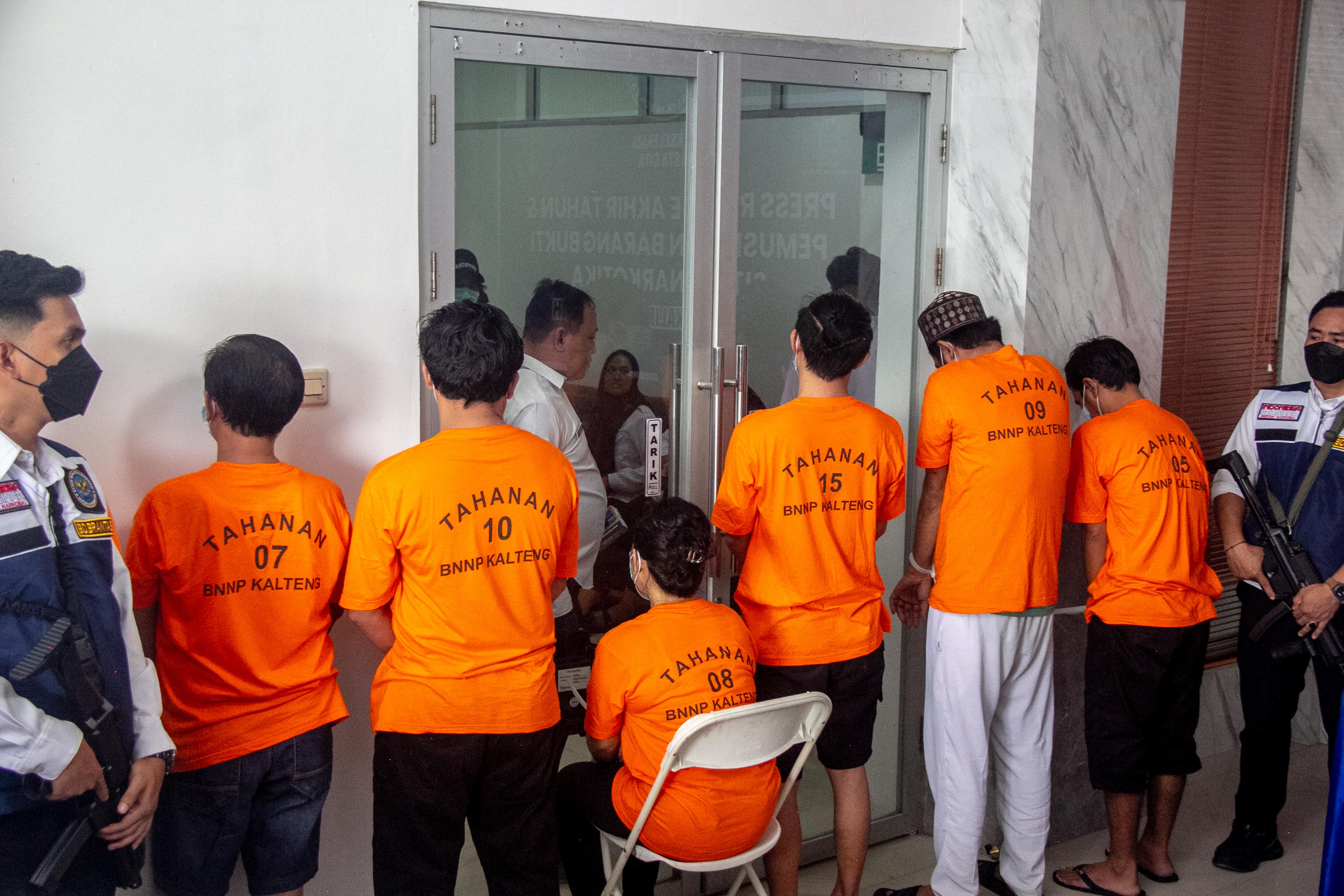 Pelaku ditangkap BNN Kalteng.ARIEF PRATHAMA/KALTENG POS