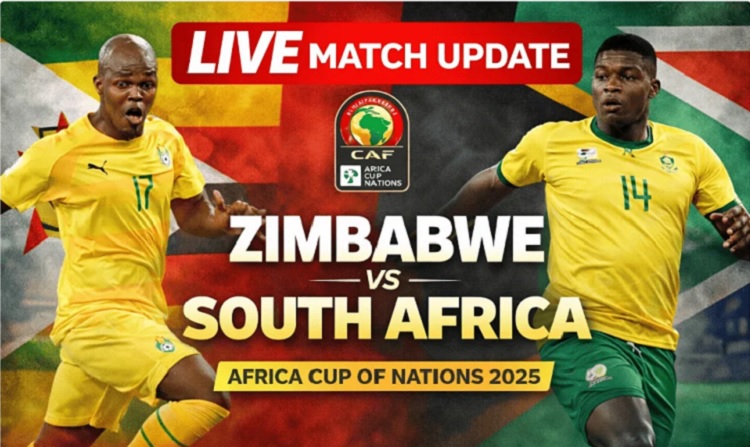 Zimbabwe akan berjumpa Afrika Selatan dalam laga lanjutan penyisihan Grup B Piala Afrika 2025 di Grand Stade de Marrakesh, Senin (29/12/2025). (Sumber: mzansi.com)