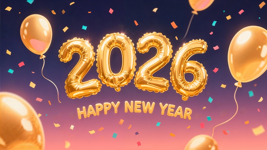 ILUSTRASI : Ucapan Tahun Baru 2026. FREEPIK