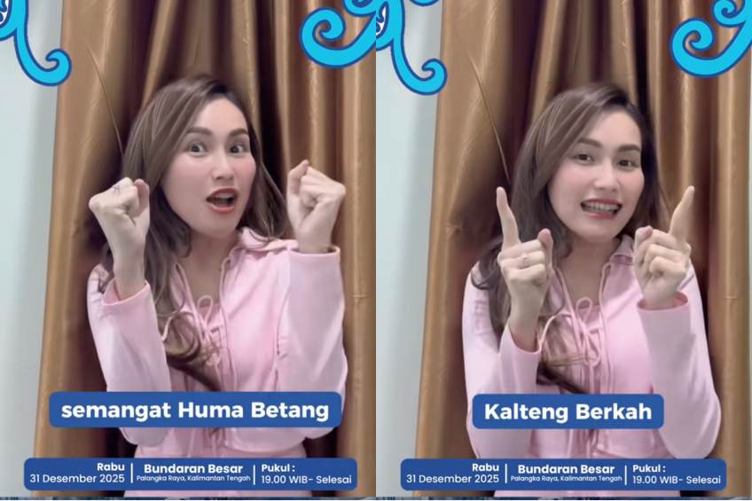 Ayu Ting Ting siap menghibur warga Kalteng di malam pergantian tahun.
