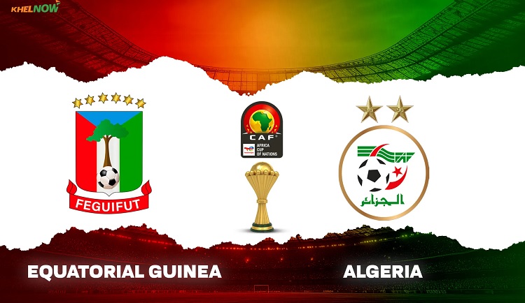 Guinea Akuatorial akan menghadapi Aljazair di Stadion Moulay Hassan pada laga terakhir penyisihan Grup E Piala Afrika 2025, Rabu (31/12/2025). (Sumber: khelnow.com)