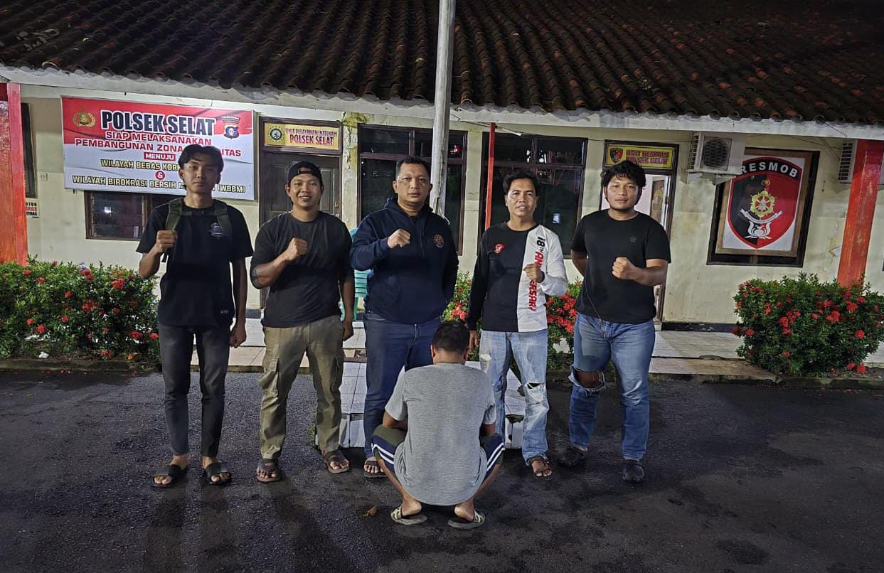 Resmob Polres Kapuas menangkap pelaku penganiayaan.HUMAS