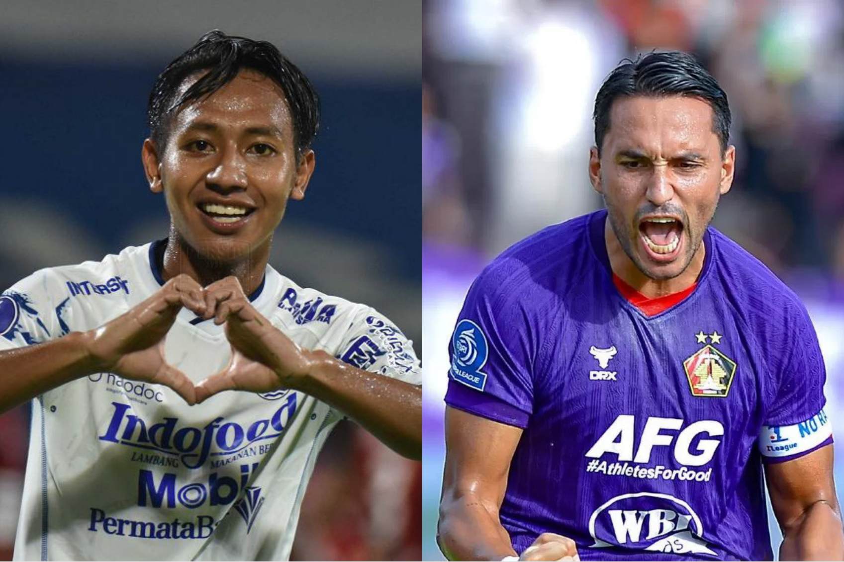 Ezra Walian bersua Beckham Putra.