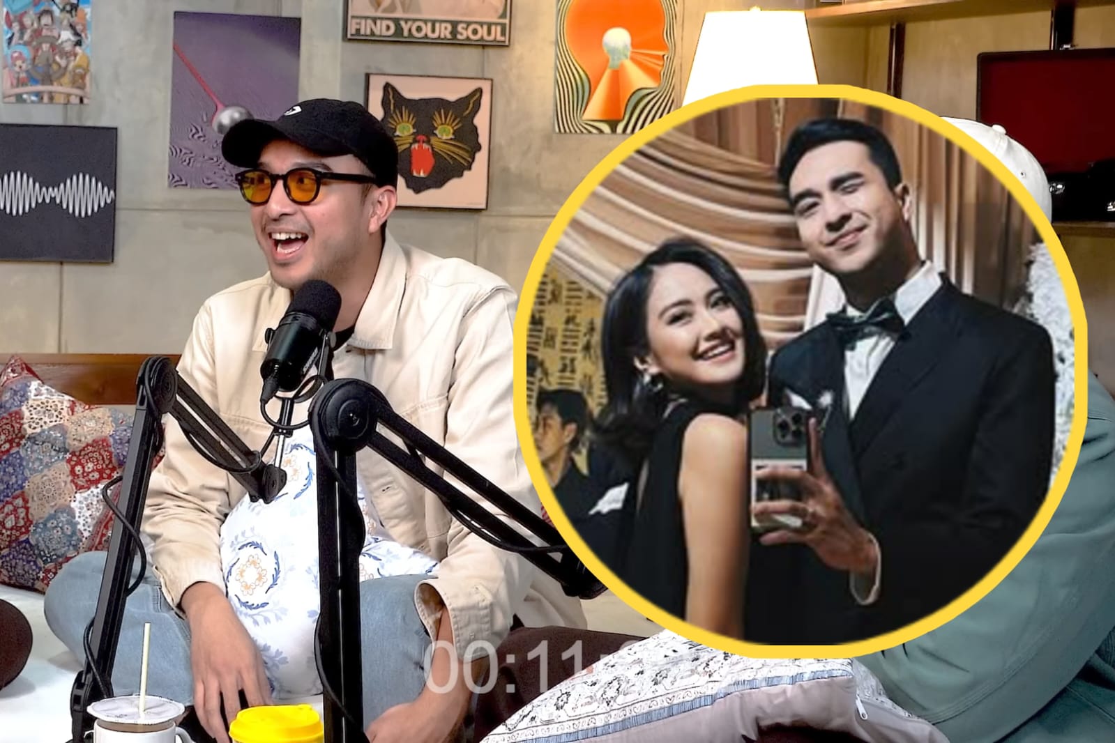 Ibrahim Risyad disalah satu podcast.