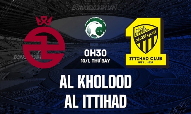 Al Kholood bersiap menjamu Al Ittihad di Stadion Klub Al-Hazem dalam laga lanjutan Saudi Pro League 2025/2026, Sabtu (10/01/2026) dini hari WIB. (Sumber: bongda24h.vn)