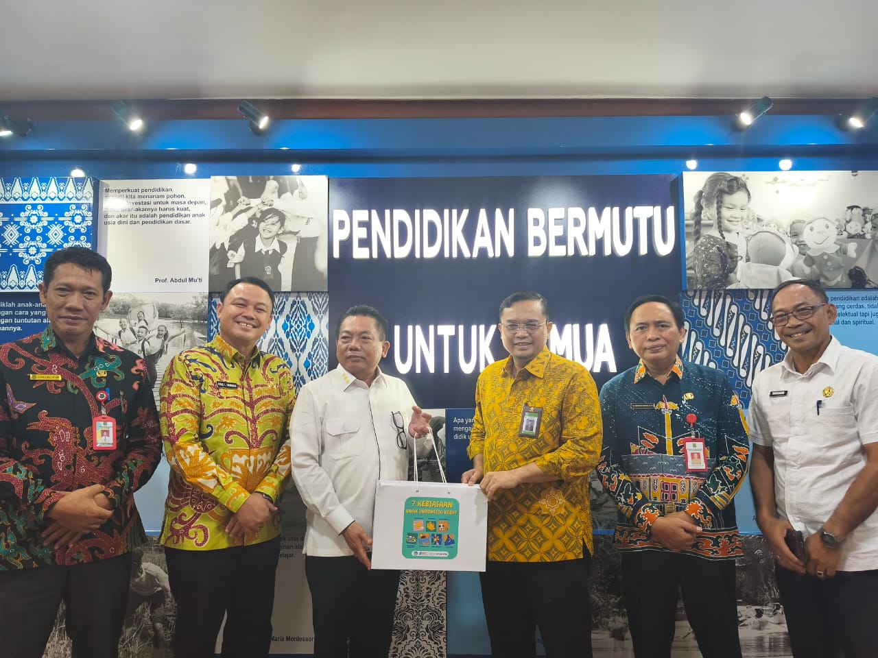 Kunjungan Bupati Kapuas HM Wiyatno beserta tim ke Kementerian Dikdasmen. DOK PRIBADI