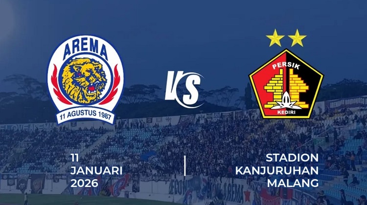 Arema FC bersiap menjamu Persik Kediri di Stadion Kanjuruhan dalam laga lanjutan BRI Super League 2025/2026, Minggu (11/01/2026). (Sumber: Instagram @xtender_87)
