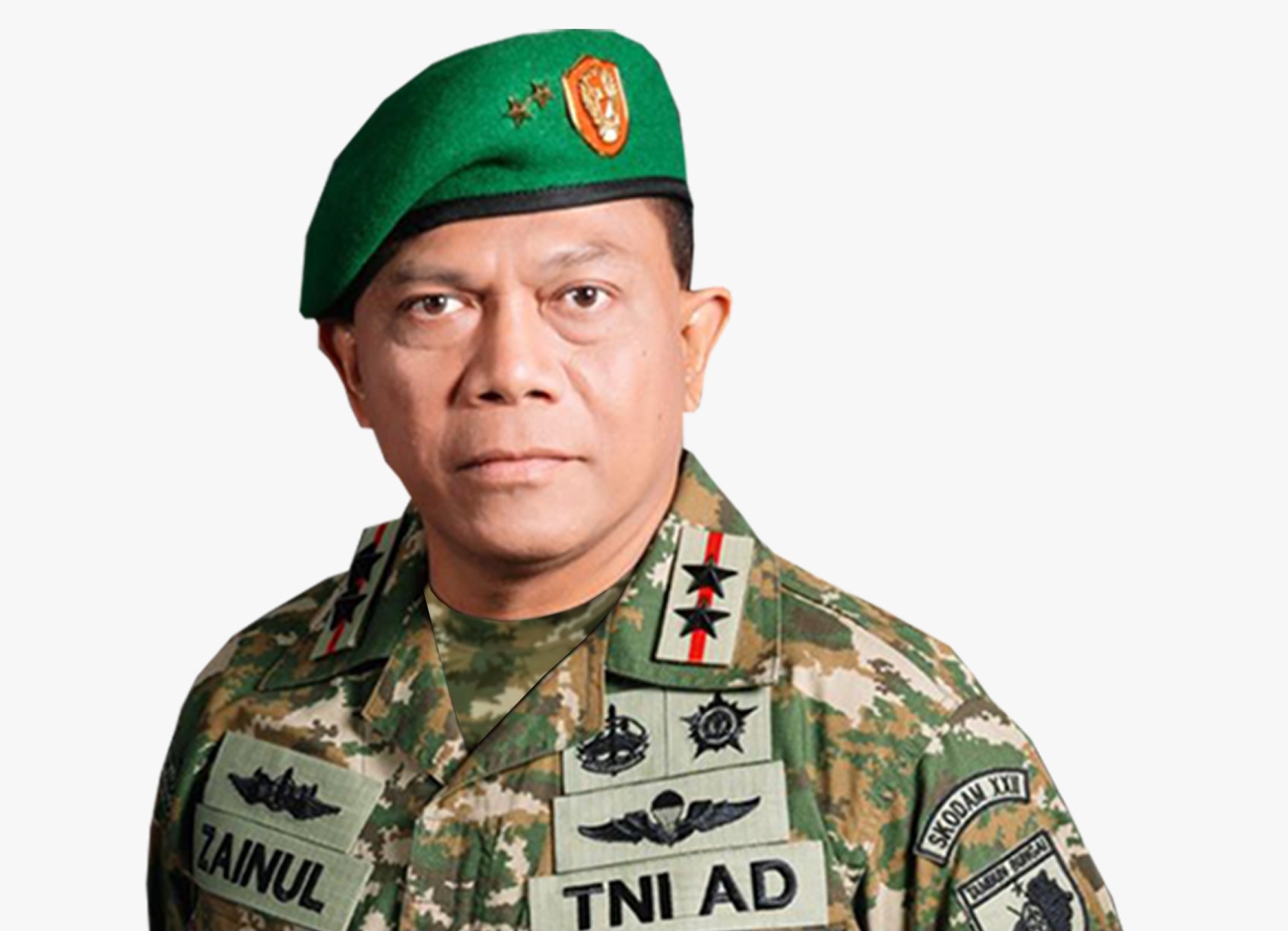 Panglima Komando Daerah Militer (Pangdam) XXII/Tambun Bungai Mayjen TNI Zainul Arifin