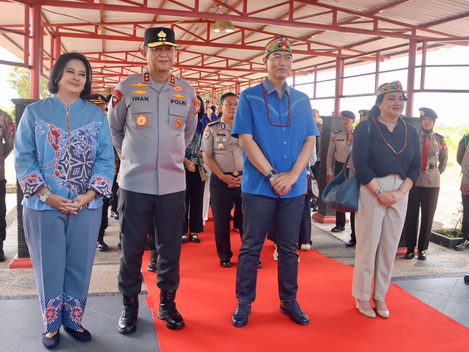 Wakapolda Kalteng yang Baru, Brigjen Yosi Muhamartha, tiba di Palangka Raya.HUMAS