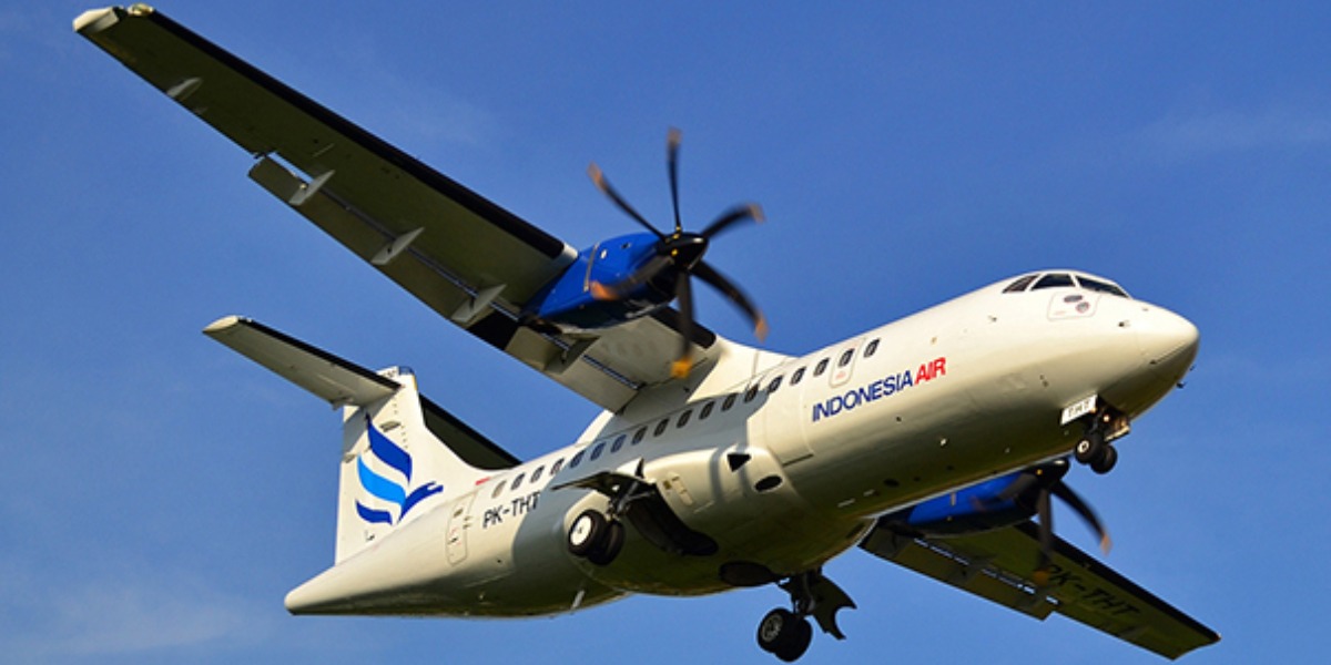 Pesawat ATR Indonesia Air Transport hilang kontak di Leang-leang Maros, Sulawesi Selatan. DOK INDONESIA AIR TRANSPORT