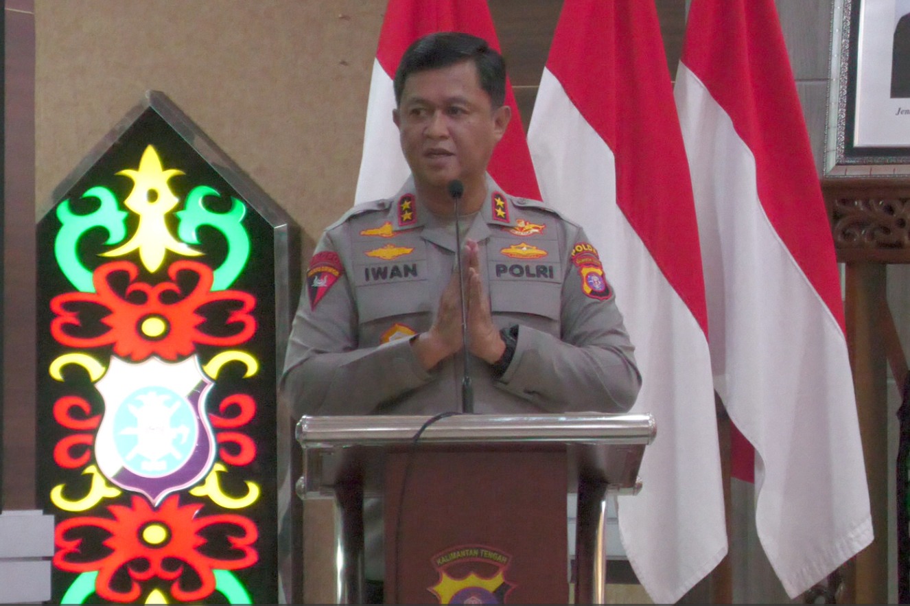 Kapolda Kalteng Irjen Pol Iwan Kurniawan