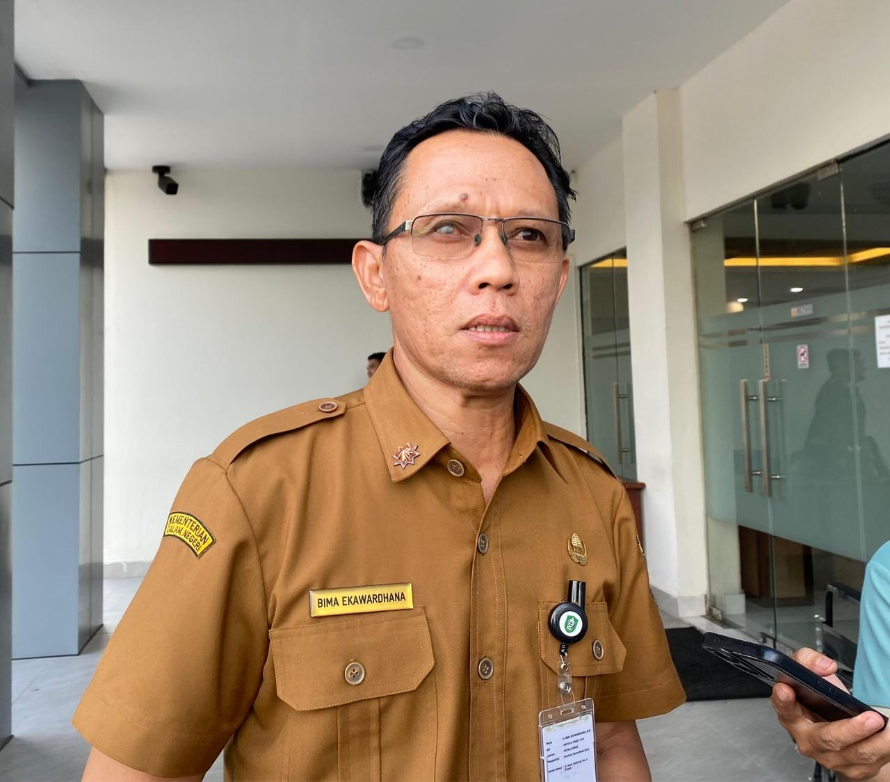 Mantan Sekretaris DPRD Kotim, Bima Eka Wardhana diperiksa Kejati Kotim.RIFQI/KALTENG POS