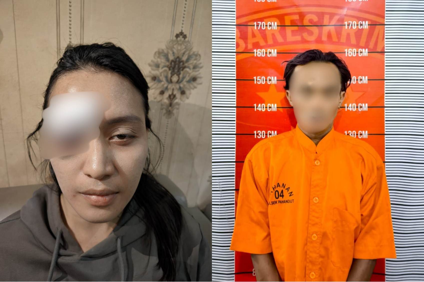 Pelaku dan korban penganiayaan.HUMAS