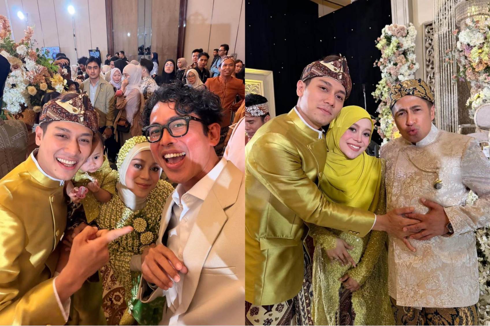 Potret keseruan acara syukuran 7 bulanan kehamilan ketiga Lesti Kejora.