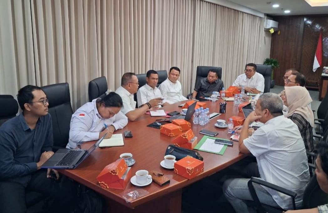 Bupati Kapuas H Muhammad Wiyatno melakukan audiensi dengan Direktur Jenderal LIP Kementerian Pertanian RI, Hermanto di Jakarta.DOK PRIBADI