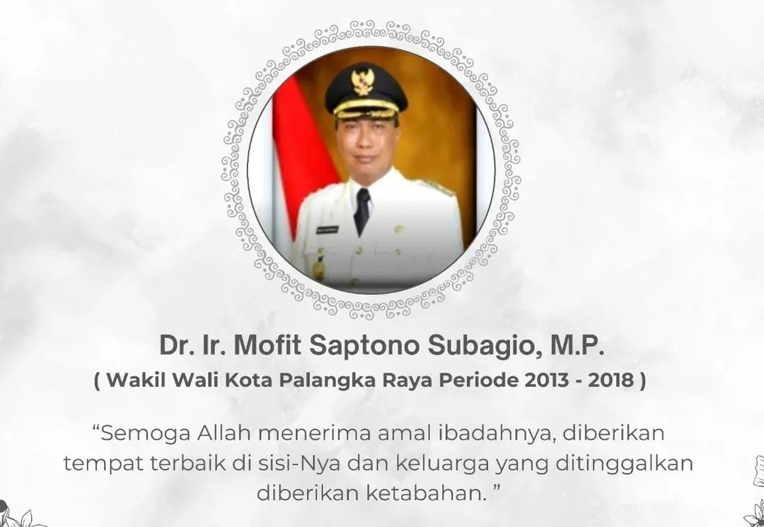 Wakil Wali Kota Palangka Raya Periode 2013-2018, Mofit Saptono.