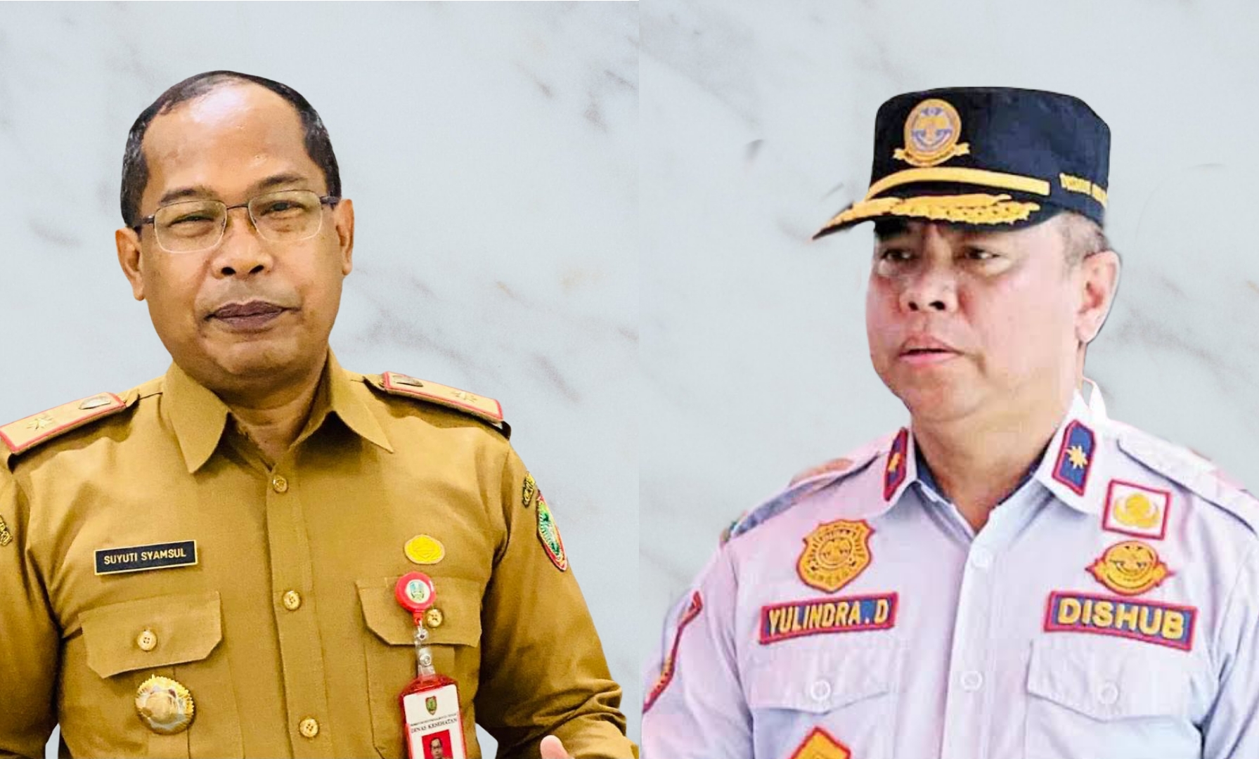 Suyuti Syamsul dan Yulindra Dedy, kandidat kuat Sekda Kalteng.