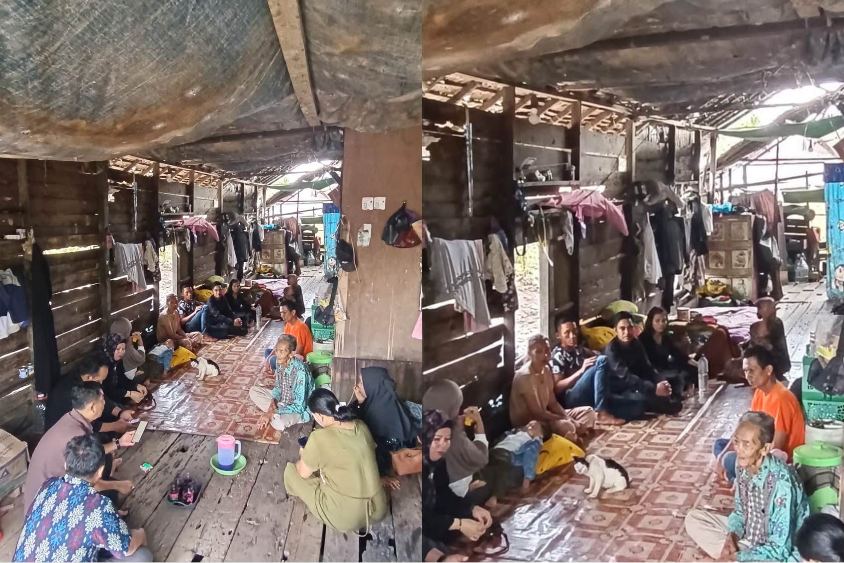 Kondisi rumah pasangan lansia di Desa Lampuyang.DOK PRIBADI