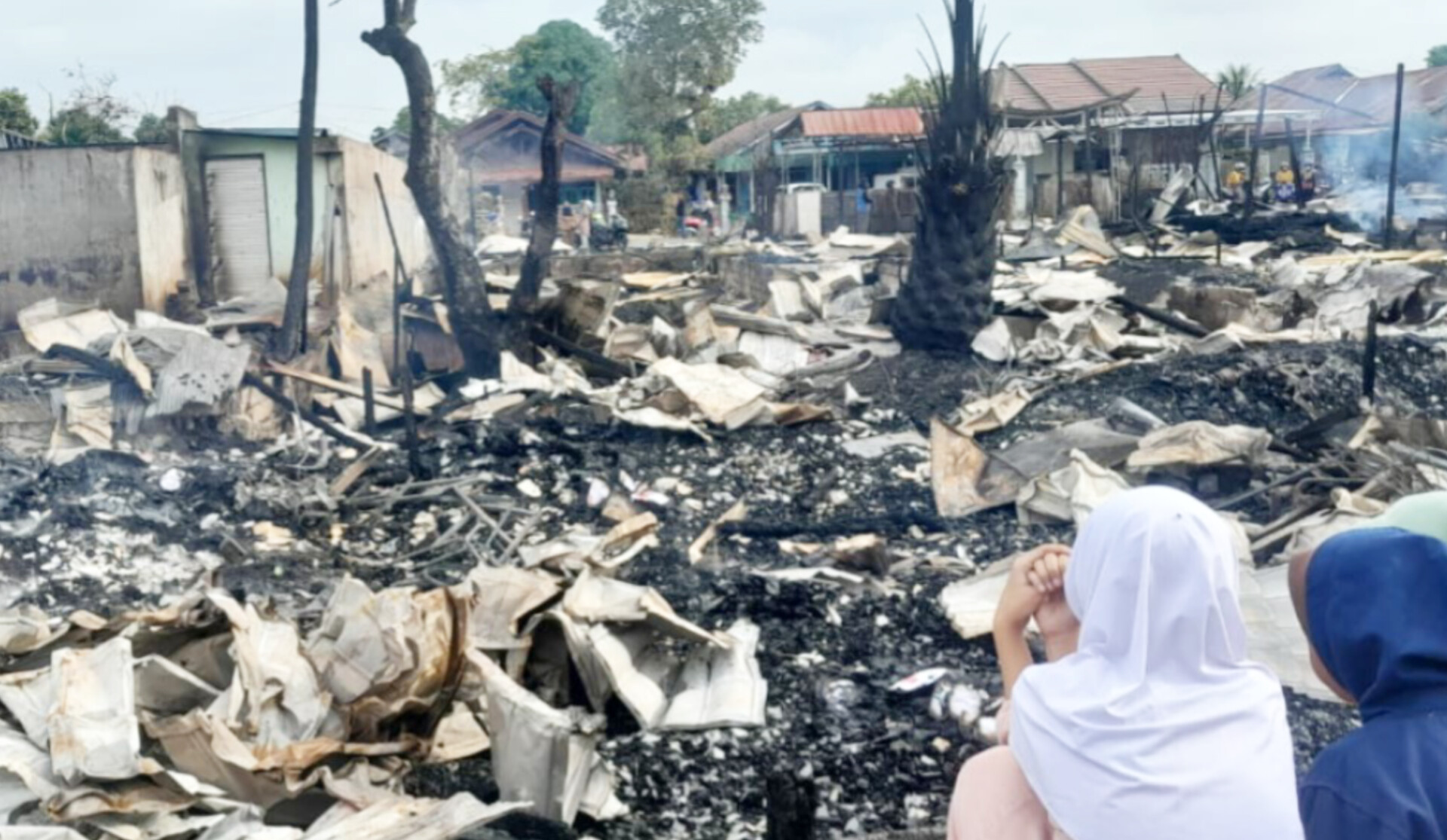 MIN 1 Katingan dan MTs Al Badar terdampak kebakaran.KANWIL KEMENAG