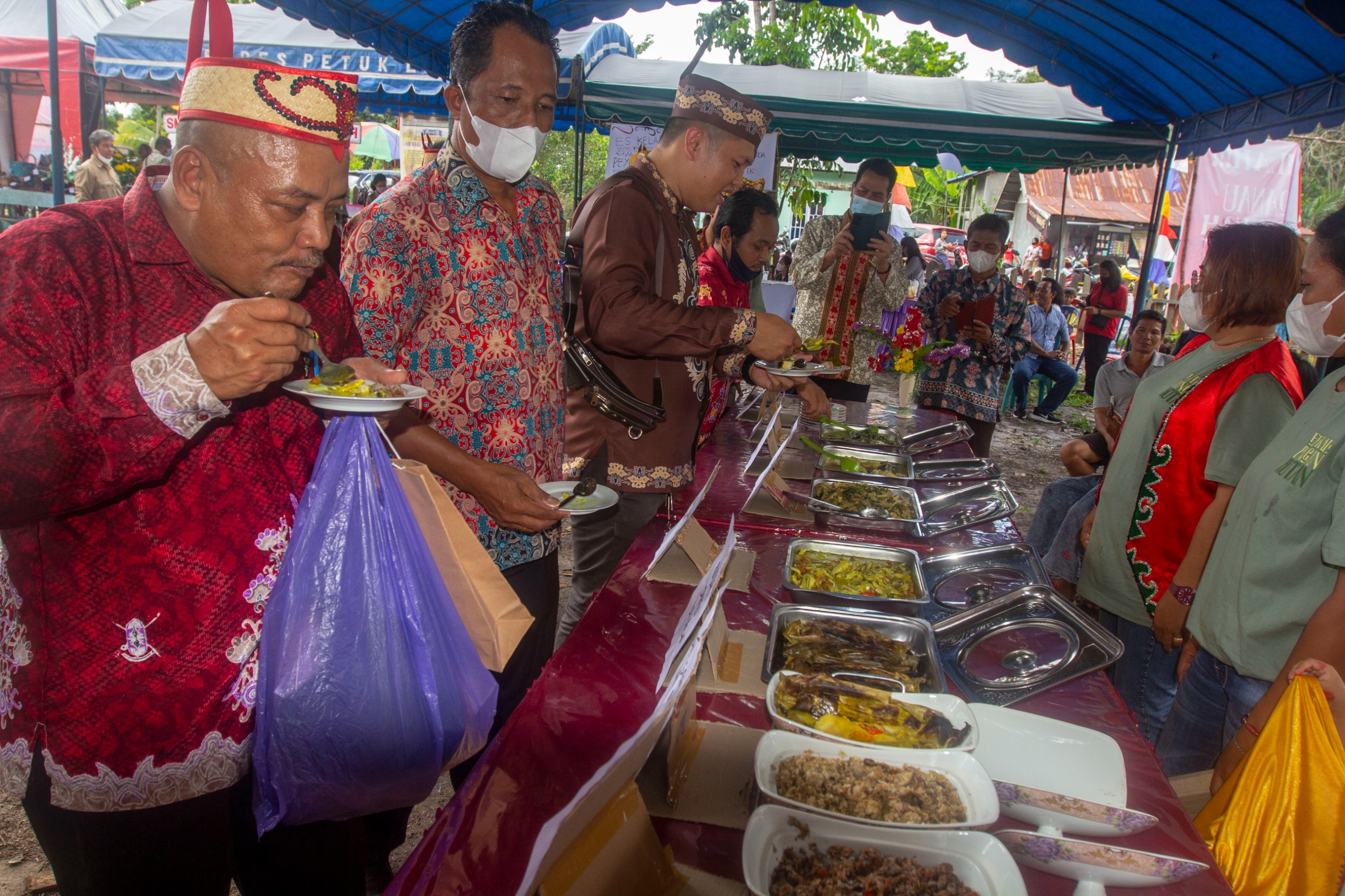 Festival pangan lokal Kalteng. DOK AGUS PRAMONO/KALTENG POS