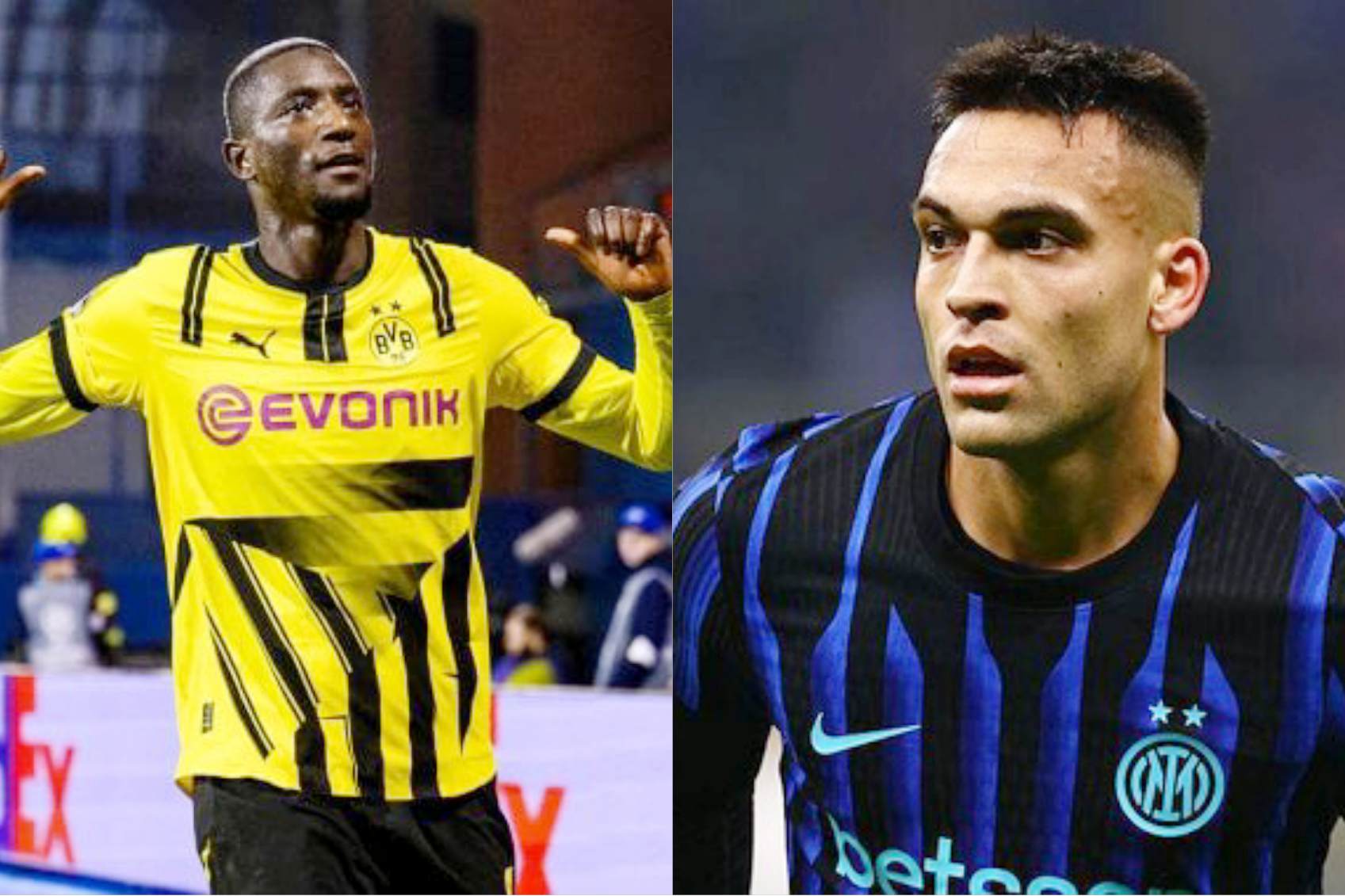 Serhou Guirassy dan Lautaro Martinez akan adu tajam.